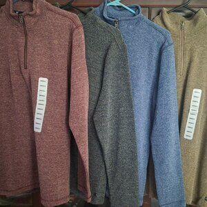 GAP 3/4 ZIP BURGUNDY SIZE S
